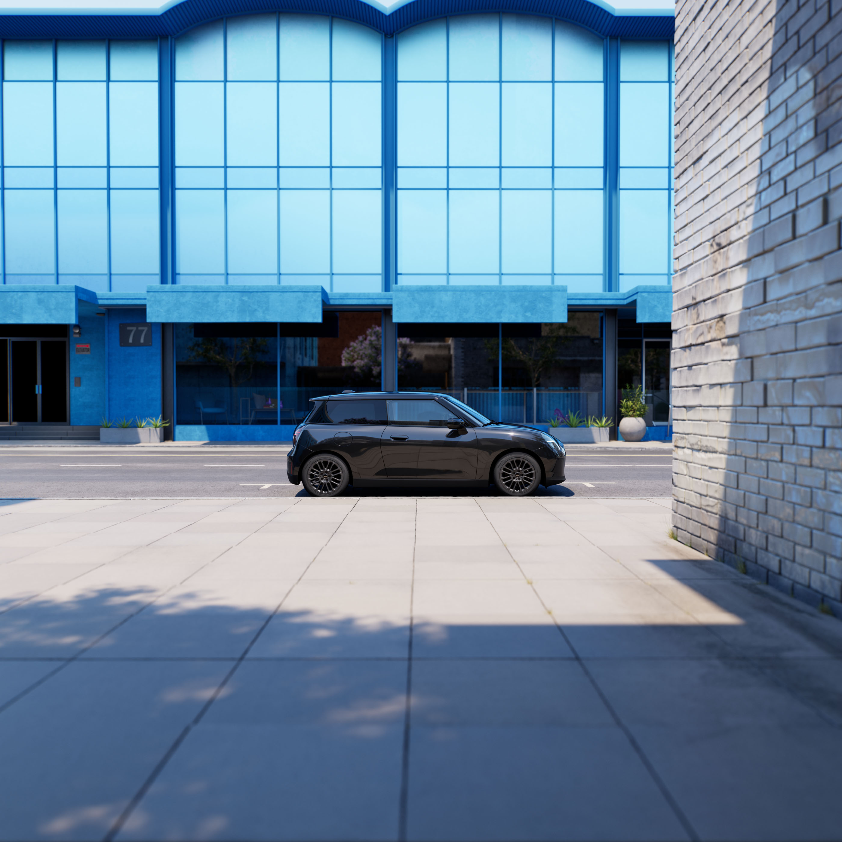 MINI COOPER. front view